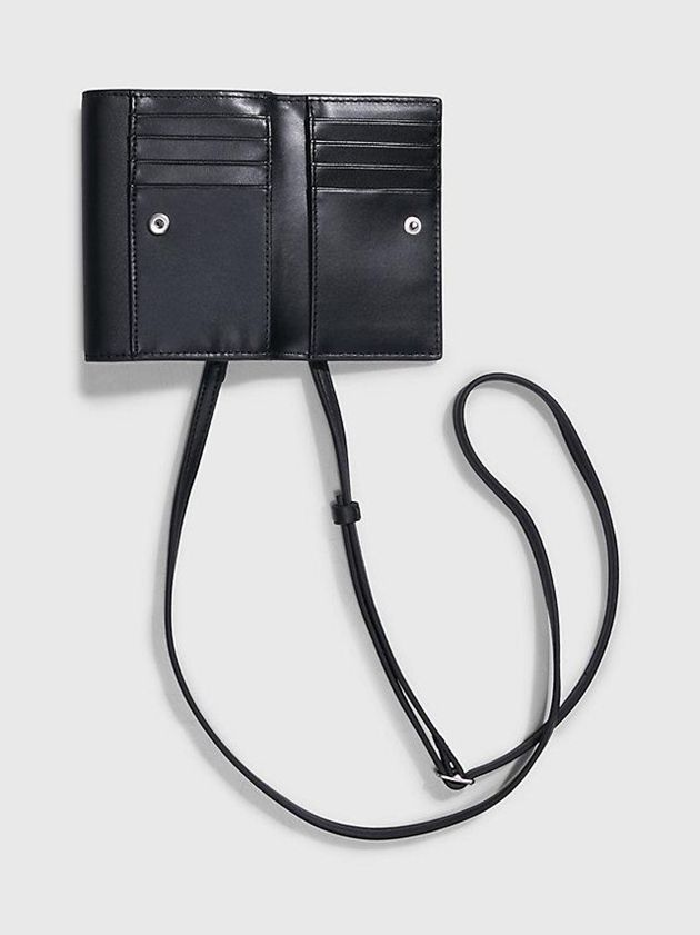 Black Calvin Klein Crossbody Wallet Women Bags | FYNR-63827