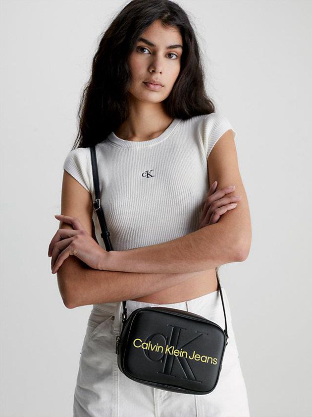 Black Calvin Klein Crossbody Women Bags | RVYL-93816
