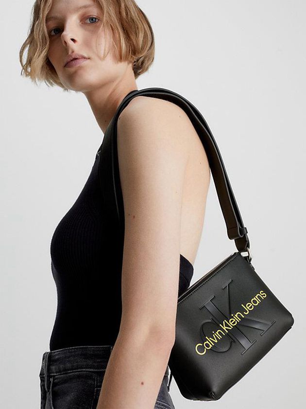 Black Calvin Klein Crossbody Women Bags | QFET-41607