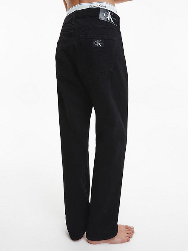 Black Calvin Klein Dad Men Jeans | USOX-70638