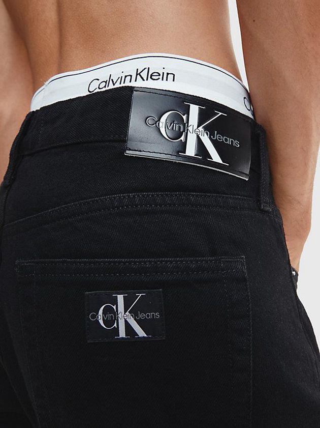 Black Calvin Klein Dad Men Jeans | USOX-70638