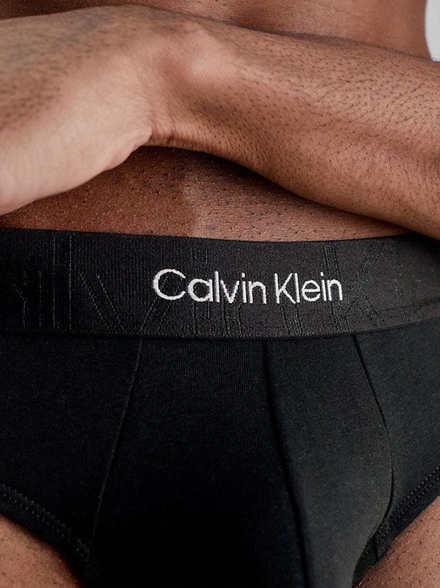 Black Calvin Klein Embossed Icon Men Briefs | QZYL-68309