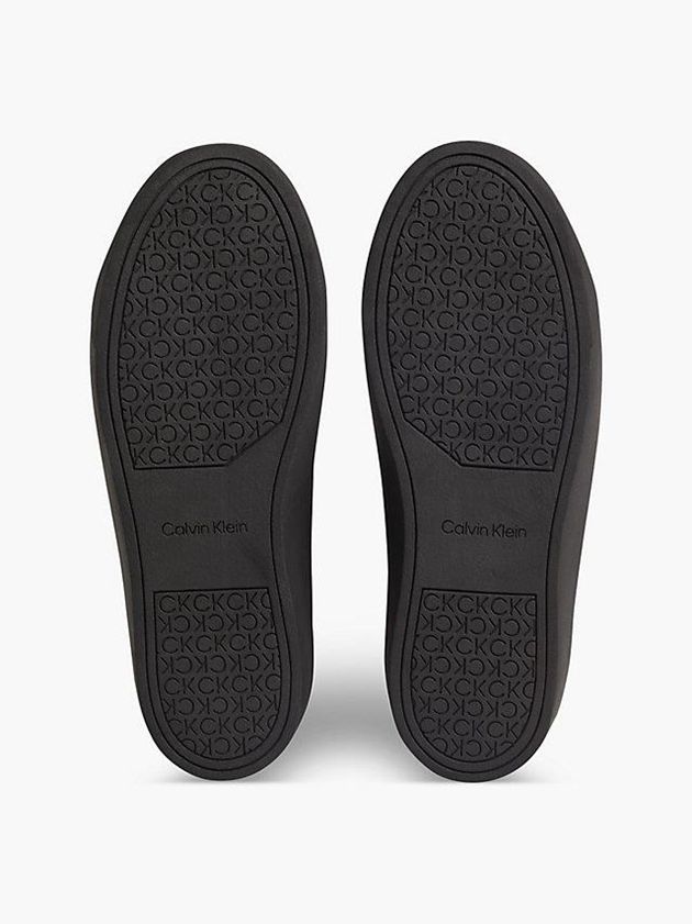 Black Calvin Klein Felt High-Top Women Sneakers | DEPK-90861