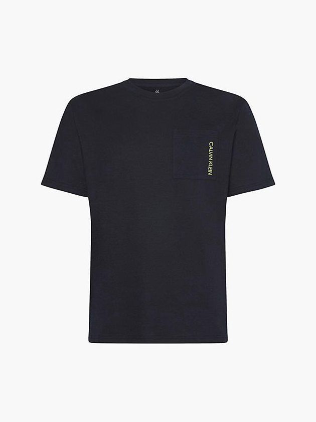 Black Calvin Klein Gym Men T-Shirt | GMDX-07615
