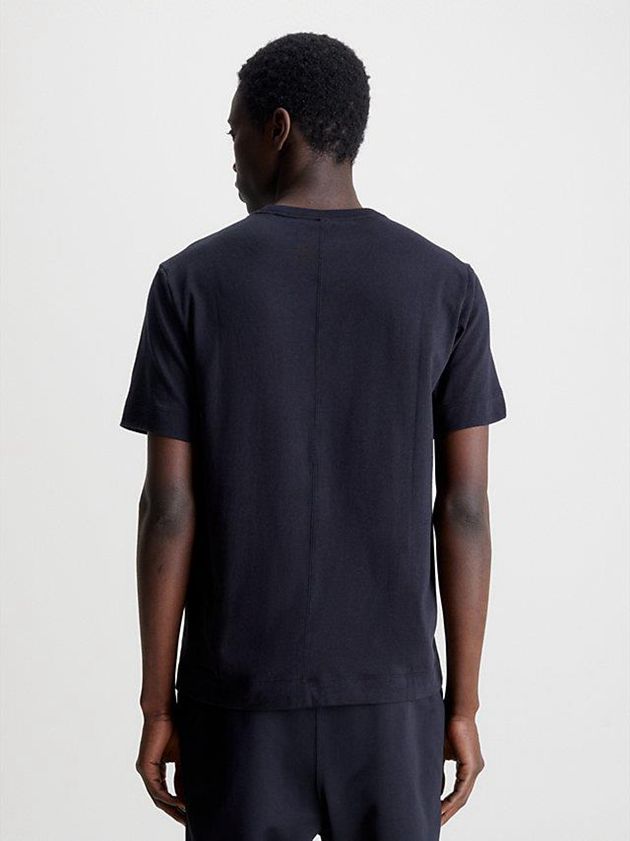 Black Calvin Klein Gym Men T-Shirt | IFBZ-29637