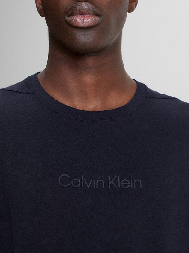 Black Calvin Klein Gym Men T-Shirt | IFBZ-29637