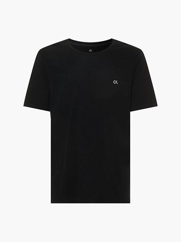 Black Calvin Klein Gym Men T-Shirt | KIRT-07582