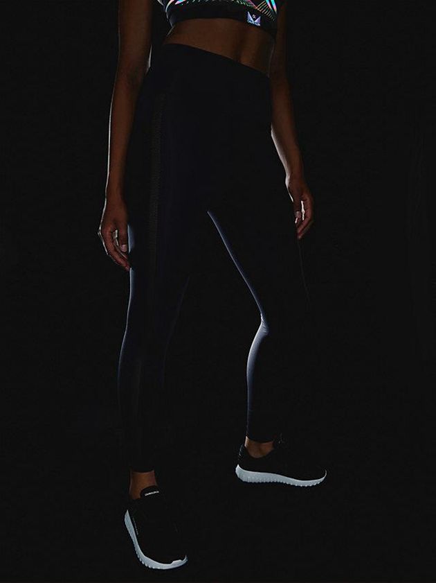 Black Calvin Klein Gym Women Leggings | TRUH-04196