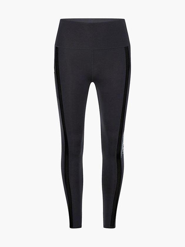 Black Calvin Klein Gym Women Leggings | TRUH-04196
