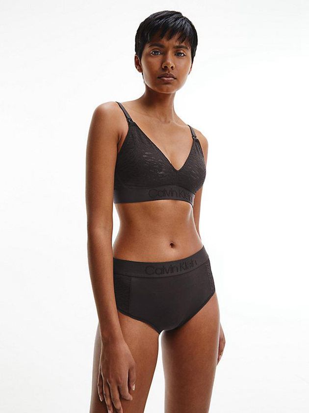 Black Calvin Klein High-Waisted Maternity Women Briefs | EHZX-24531