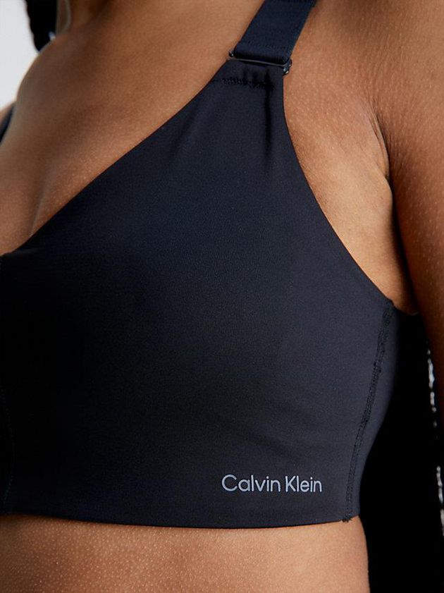 Black Calvin Klein High Impact Sports Women Bra | OILN-80947