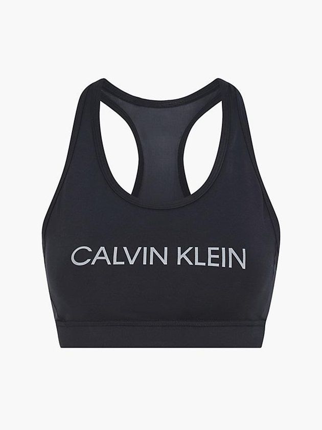 Black Calvin Klein High Impact Sports Women Bra | MSJI-72543