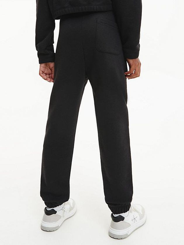 Black Calvin Klein High Rise Relaxed Girls's Joggers | BOFE-98042