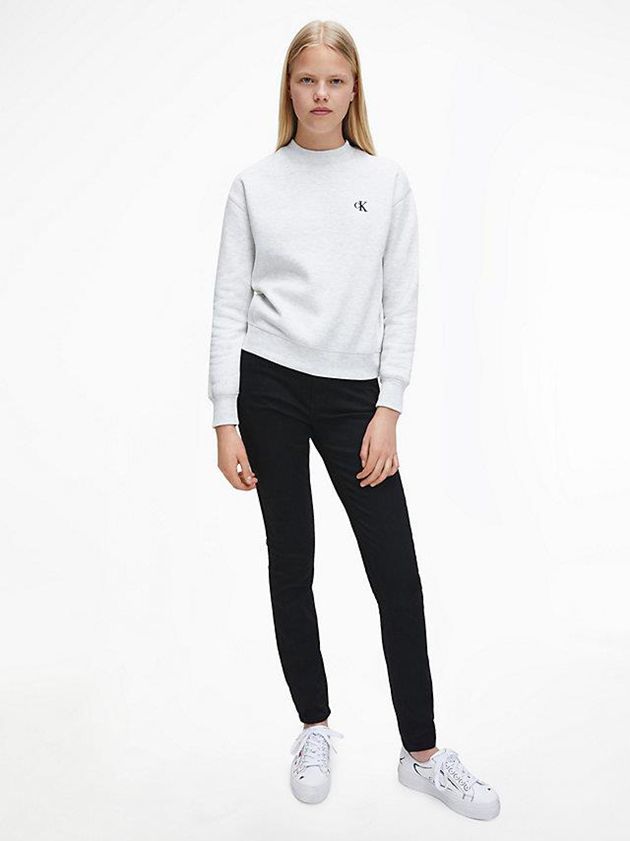 Black Calvin Klein High Rise Skinny Women Jeans | EBTY-46792