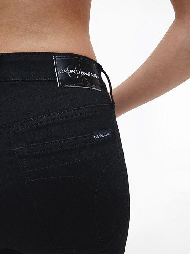 Black Calvin Klein High Rise Skinny Women Jeans | EBTY-46792