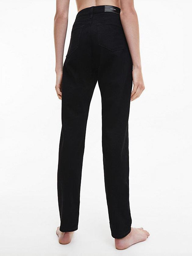 Black Calvin Klein High Rise Slim Women Jeans | ZANI-68972