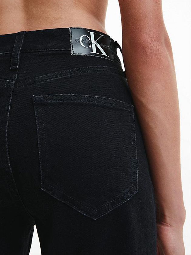 Black Calvin Klein High Rise Straight Women Jeans | LGEX-40637