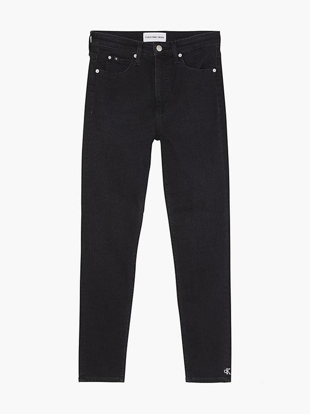 Black Calvin Klein High Rise Super Skinny Ankle Women Jeans | CVHY-86735