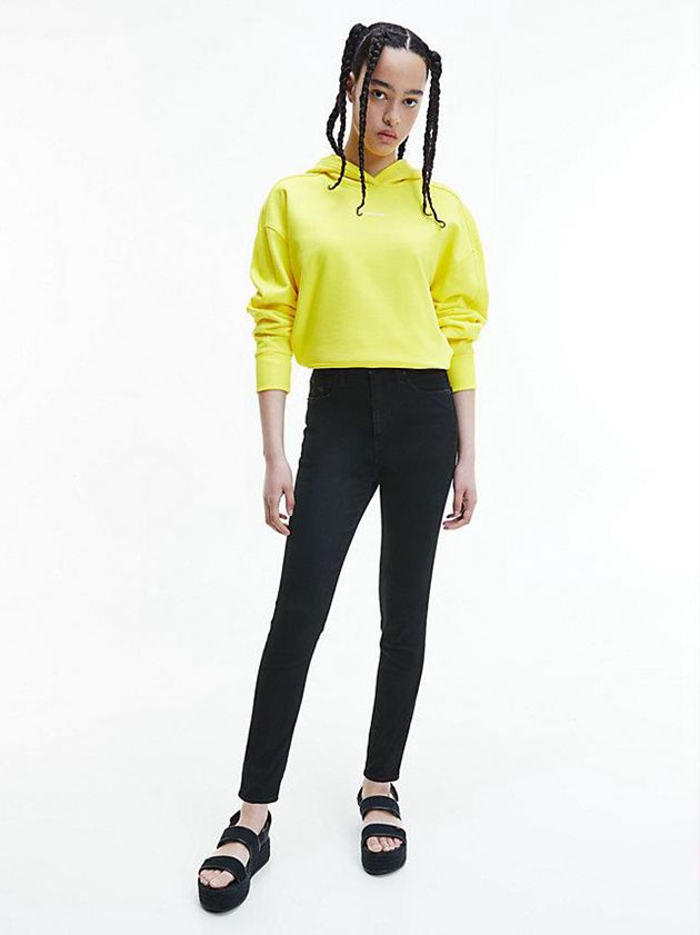 Black Calvin Klein High Rise Super Skinny Ankle Women Jeans | RFPT-50317