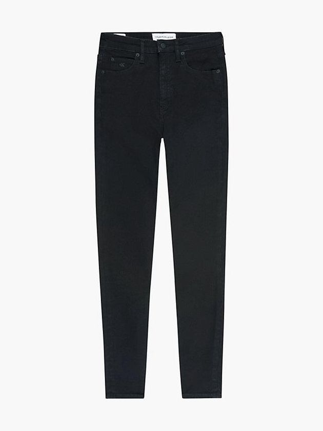 Black Calvin Klein High Rise Super Skinny Ankle Women Jeans | RFPT-50317