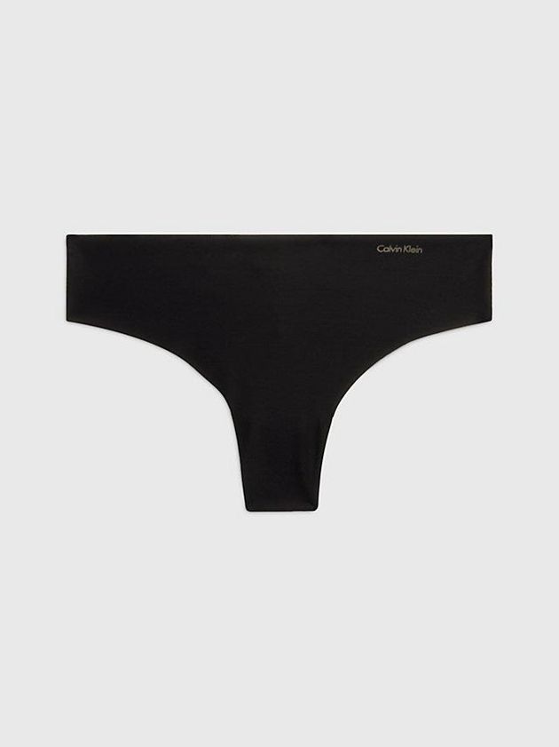 Black Calvin Klein Invisibles Women Thong | AZGF-34261