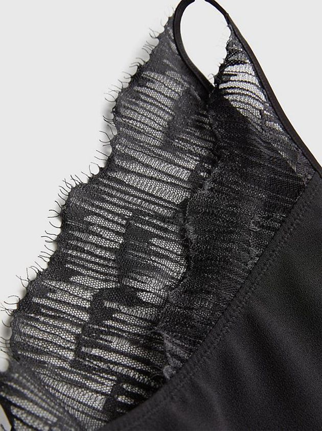 Black Calvin Klein Lace Bikini Women Briefs | AGLQ-16320