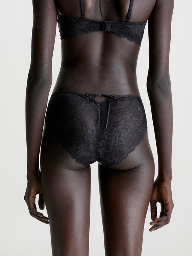 Black Calvin Klein Lace Bikini Women Briefs | GMUJ-93684
