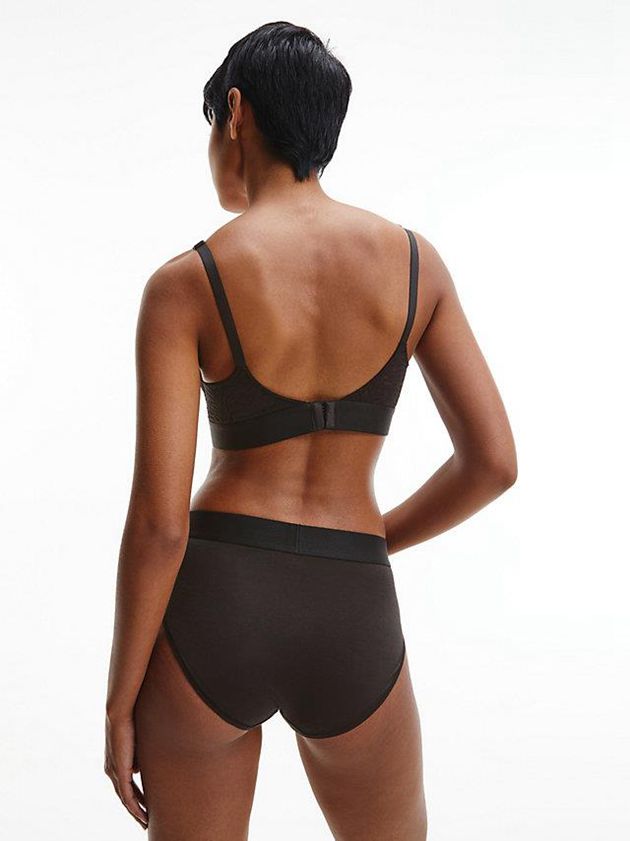 Black Calvin Klein Lace Maternity Women Bra | RWQN-08692