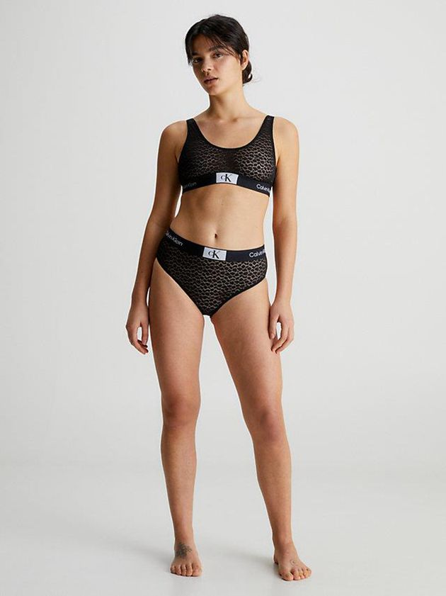Black Calvin Klein Lace - Ck96 Women Bra | EBQK-68409