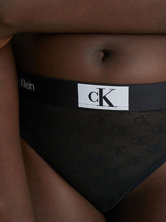 Black Calvin Klein Lace - Ck96 Women Thong | TUAH-95620