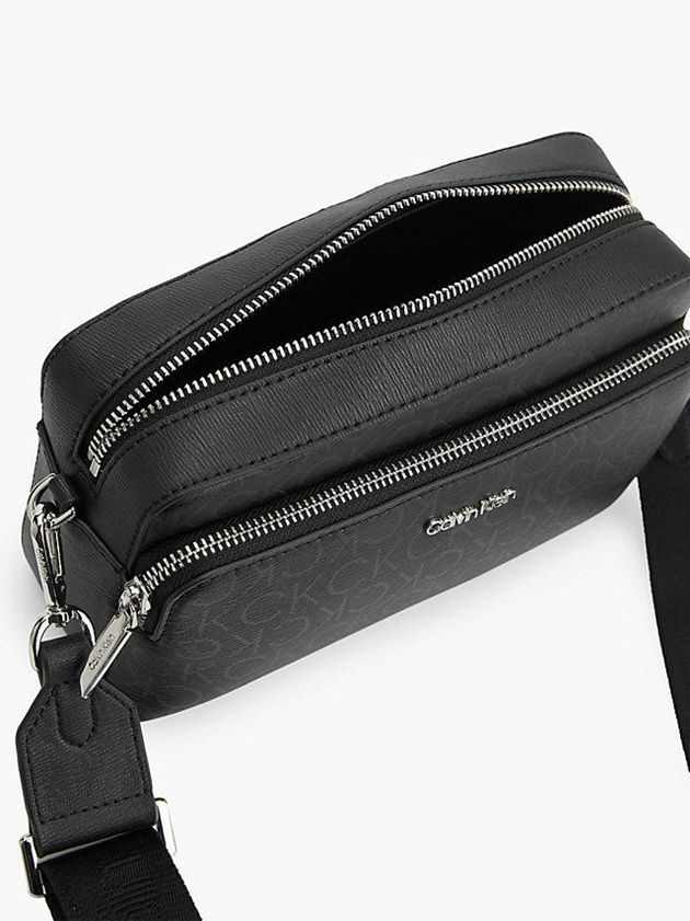 Black Calvin Klein Large Recycled Crossbody Women Bags | ODBH-24608