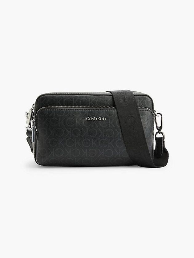 Black Calvin Klein Large Recycled Crossbody Women Bags | ODBH-24608