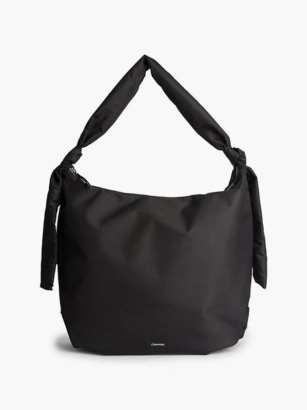Black Calvin Klein Large Recycled Hobo Women Bags | ISDE-59371