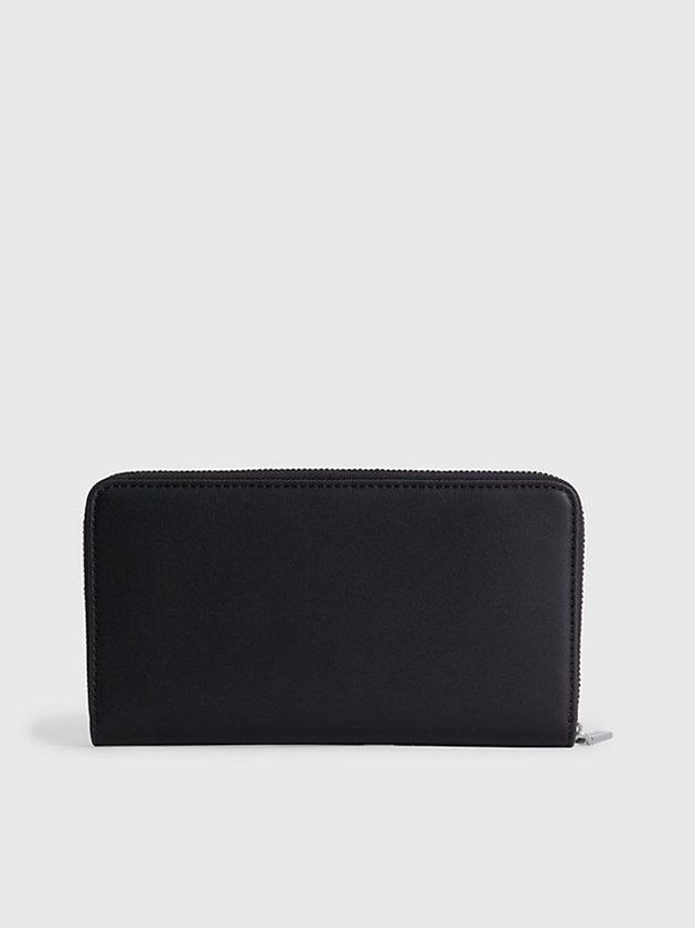 Black Calvin Klein Large Recycled Rfid Women Wallet | CWGI-04613