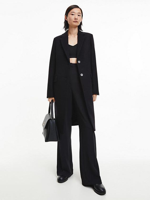 Black Calvin Klein Leather Ankle Women Boots | JEXG-72681