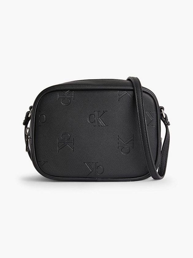 Black Calvin Klein Logo Crossbody Women Bags | HQFJ-28543