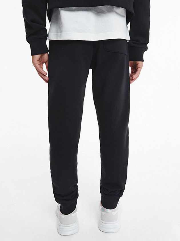 Black Calvin Klein Logo Girls's Joggers | IRUQ-82439