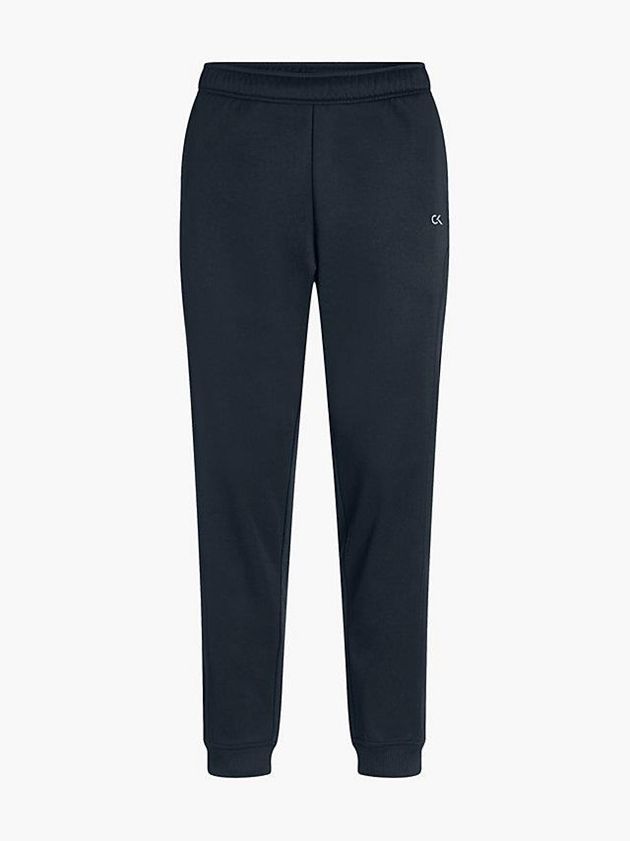 Black Calvin Klein Logo Men Joggers | NVXI-32789