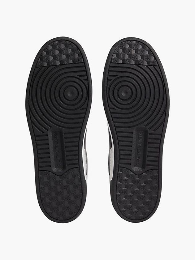 Black Calvin Klein Logo Men Sneakers | FVDS-48670
