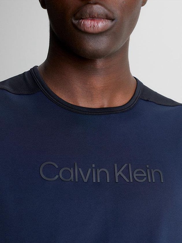 Black Calvin Klein Logo Tank Men Top | RQDA-62341