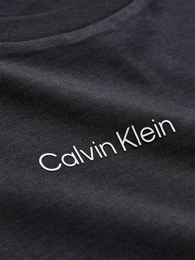 Black Calvin Klein Logo Women T-Shirt | ABLX-05187