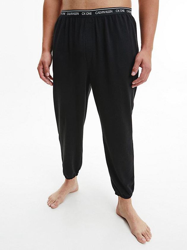 Black Calvin Klein Lounge - CK One Men Joggers | ADPL-65308