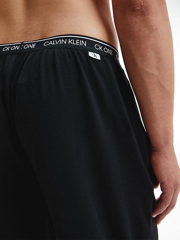 Black Calvin Klein Lounge - CK One Men Joggers | ADPL-65308