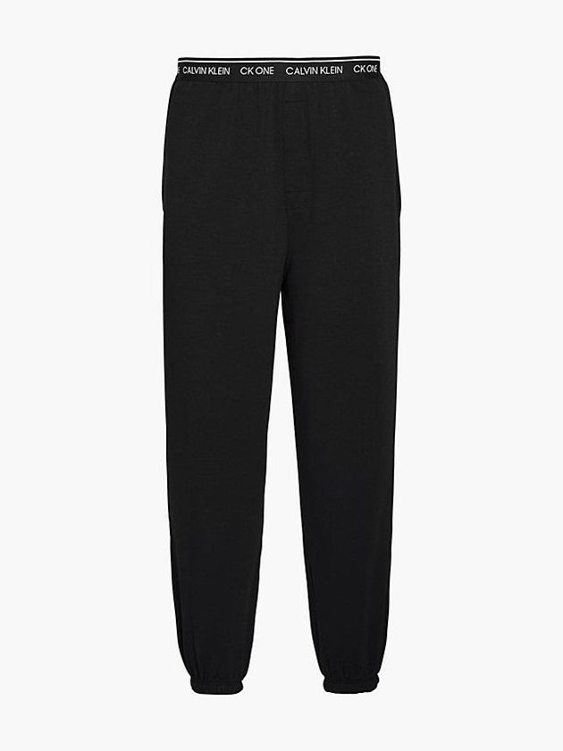 Black Calvin Klein Lounge - CK One Men Joggers | ADPL-65308