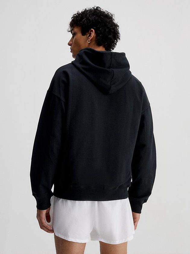 Black Calvin Klein Lounge - Ck96 Men Hoodie | GORV-73928
