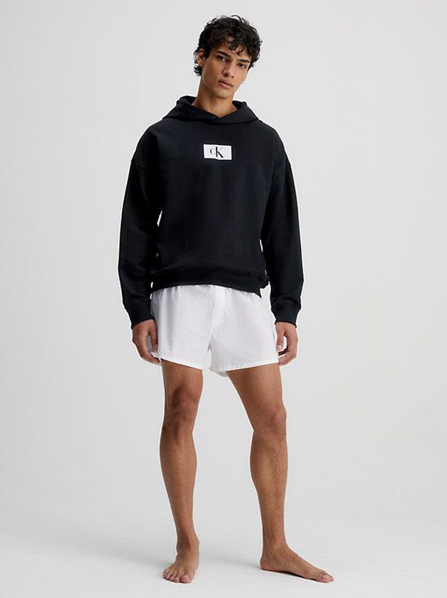 Black Calvin Klein Lounge - Ck96 Men Hoodie | GORV-73928
