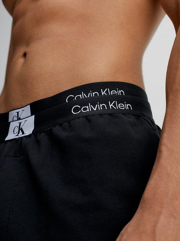 Black Calvin Klein Lounge - Ck96 Men Joggers | TBVE-56290