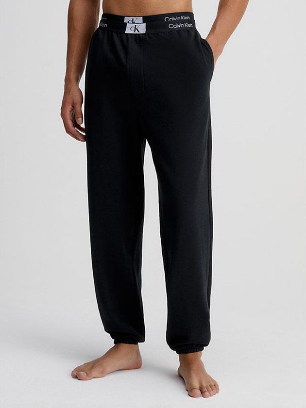 Black Calvin Klein Lounge - Ck96 Men Joggers | TBVE-56290