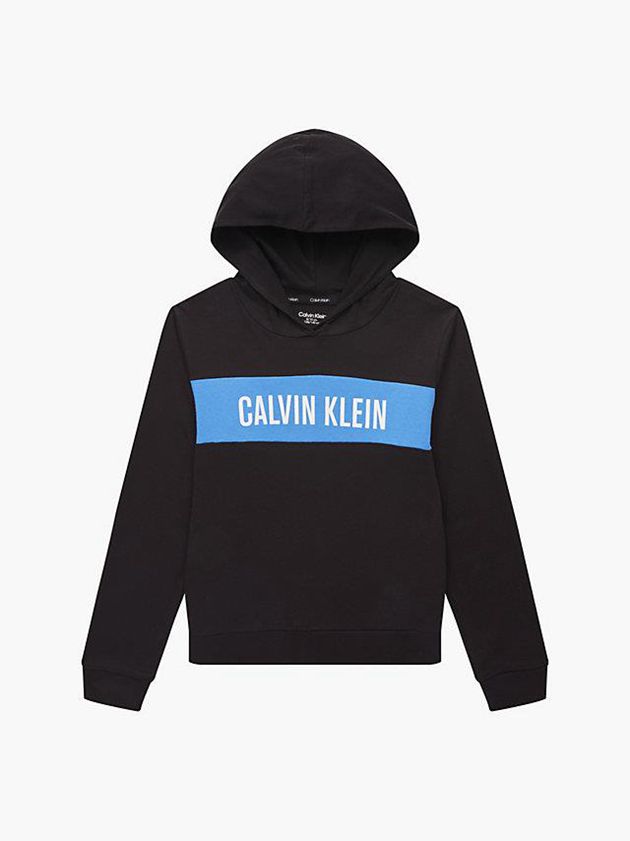 Black Calvin Klein Lounge - Intense Power Boys's Hoodie | VSXB-63580