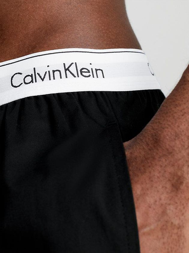 Black Calvin Klein Lounge - Modern Cotton Men Joggers | GJYN-75098